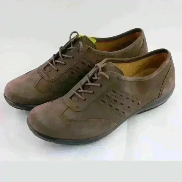 Hotter Suade Leather Cayla Shoes Oxfords - Picture 2 of 8